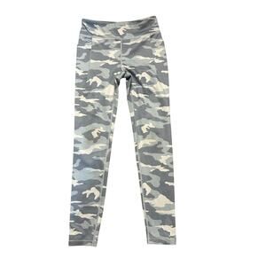 Athleta Girl High Rise Stash Your Treasures Tight Leggings Blue Camo